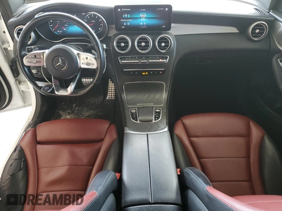 2021 Mercedes-Benz GLC 300 with VIN W1N0J8EB2MF930967, listed as a Copart auction lot 61205125 with 72,424 mi miles and Salvage title. Bid and sale history available at DreamBid. Image 8.