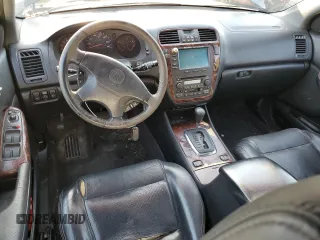 2002 Acura MDX with VIN 2HNYD18292H528292, listed as a Copart auction lot 48873355 with 150,057 mi miles and Salvage Title. Bid and sale history available at carsss.com. Image 8.