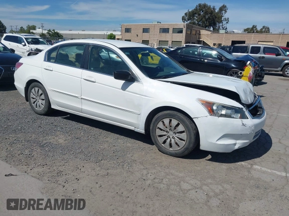 2008 Honda Accord LX z VIN 1HGCP26318A103067, wystawiony jako IAAI lot #42273183 z przebiegiem 109 094 mil mil oraz . Historia ofert i sprzedaży dostępna na DreamBid. Obrazek 1.