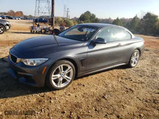 2015 BMW 4 Series 435i xDrive with VIN WBA3T7C52F5A36871, listed as a Copart auction lot 76687684 with 79,749 mi miles and Salvage Title. Bid and sale history available at carsss.com. Image 1.
