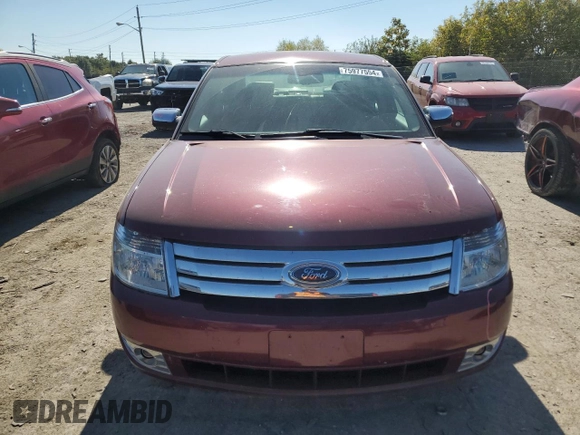 2008 Ford Taurus Limited with VIN 1FAHP25W28G179996, listed as a Copart auction lot 75977554 with 93,077 mi miles and Salvage Title. Bid and sale history available at carsss.com. Image 5.