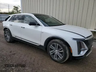 2024 Cadillac LYRIQ Luxury z VIN 1GYKPSRK6RZ121087, wystawiony jako Copart lot #83309844 z przebiegiem 3038 mil mil oraz Szkody całkowita. Historia ofert i sprzedaży dostępna na DreamBid. Obrazek 4.