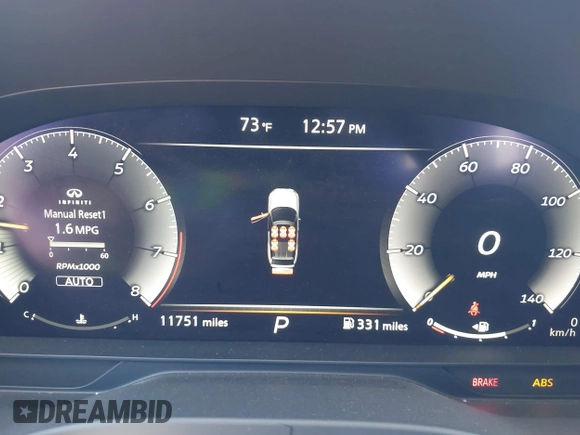 2023 Infiniti QX60 Luxe with VIN 5N1DL1FS9PC364963, listed as a IAAI auction lot 41681710 with 11,751 mi miles and . Bid and sale history available at DreamBid. Image 7.