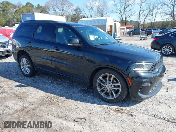 2023 Dodge Durango GT with VIN 1C4RDJDG1PC681982, listed as a IAAI auction lot 41633313 with 53,069 mi miles and . Bid and sale history available at DreamBid. Image 1.