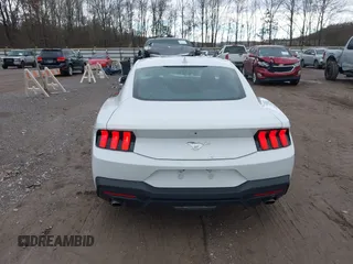 2024 Ford Mustang EcoBoost with VIN 1FA6P8TH6R5106965, listed as a IAAI auction lot 41572551 with 25,474 mi miles. Bid and sale history available at carsss.com. Image 16.
