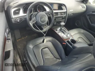 2016 Audi A5 Premium Plus with VIN WAUM2AFR1GA028723, listed as a Copart auction lot 49120165 with 81,460 mi miles and Salvage Title. Bid and sale history available at carsss.com. Image 8.