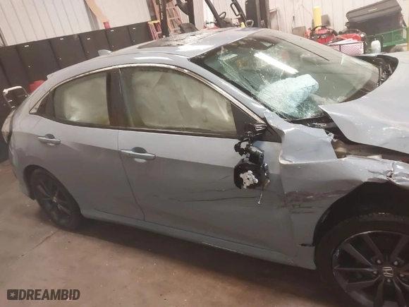 2020 Honda Civic Hatchback EX-L with VIN SHHFK7H86LU222442, listed as a IAAI auction lot 41499385 with 75,367 mi miles. Bid and sale history available at carsss.com. Image 13.