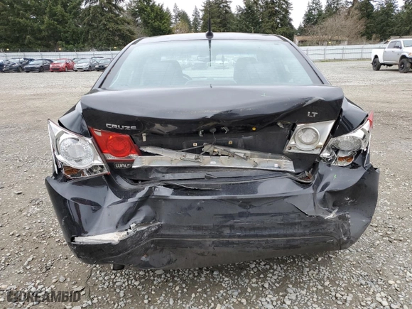 2012 Chevrolet Cruze LT w/1LT with VIN 1G1PF5SCXC7256779, listed as a Copart auction lot 48982165 with 163,183 mi miles and Salvage Title. Bid and sale history available at carsss.com. Image 6.