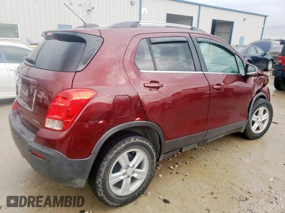 2016 Chevrolet Trax LT z VIN 3GNCJLSB1GL264598, wystawiony jako Copart lot #55267145 z przebiegiem 97 675 mil mil oraz Szkoda całkowita • Salvage title. Historia ofert i sprzedaży dostępna na DreamBid. Obrazek 3.