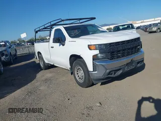 2021 Chevrolet Silverado 1500 Work Truck with VIN 3GCNWAEH5MG239795, listed as a IAAI auction lot 41932783 with 157,700 mi miles. Bid and sale history available at carsss.com. Image 1.