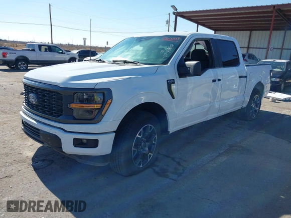 2024 Ford F-150 STX with VIN 1FTEW2K58RKE94988, listed as a IAAI auction lot 41242838 with 4,479 mi miles and . Bid and sale history available at carsss.com. Image 20.