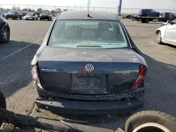 2002 Volkswagen Passat GLS with VIN WVWPD63B12P240042, listed as a Copart auction lot 77996234 with 156,852 mi miles and Salvage Title. Bid and sale history available at carsss.com. Image 6.