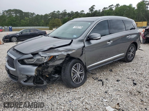 2018 Infiniti QX60 with VIN 5N1DL0MN6JC512100, listed as a Copart auction lot 51047175 with 102,790 mi miles and Salvage Title. Bid and sale history available at DreamBid. Image 1.