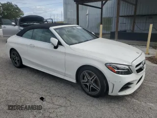 2020 Mercedes-Benz C 300 with VIN W1KWK8EBXLF983483, listed as a Copart auction lot 74327594 with Not Provided miles and Non Repairable. Bid and sale history available at DreamBid. Image 4.
