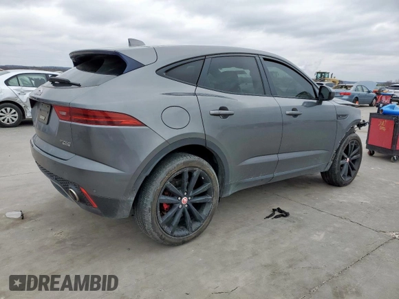 2019 Jaguar E-Pace SE with VIN SADFP2FX1K1Z35910, listed as a Copart auction lot 45399745 with 81,306 mi miles and Salvage Title. Bid and sale history available at DreamBid. Image 3.