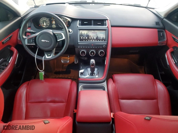 2019 Jaguar E-PACE R-Dynamic SE with VIN SADFL2GX0K1Z38792, listed as a Copart auction lot 80432674 with 42,979 mi miles and Salvage Title. Bid and sale history available at carsss.com. Image 8.