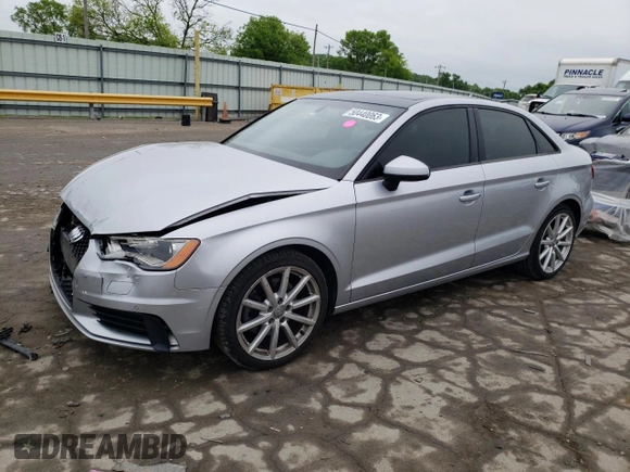 2016 Audi A3 1.8T Premium with VIN WAUA7GFF2G1020031, listed as a Copart auction lot 50440063 with 90,705 mi miles. Bid and sale history available at carsss.com. Image 1.