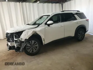 2025 Nissan Pathfinder SV with VIN 5N1DR3BA7SC207416, listed as a Copart auction lot 66493915 with 15,597 mi miles and Clean title. Bid and sale history available at DreamBid. Image 1.