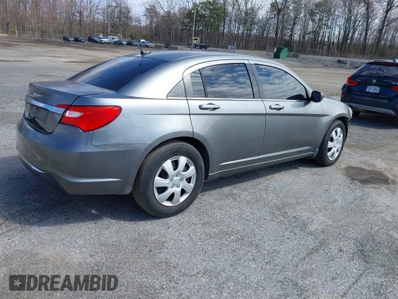 2011 Chrysler 200 LX with VIN 1C3BC4FBXBN599547, listed as a IAAI auction lot 41813043 with 1 mi miles. Bid and sale history available at carsss.com. Image 4.