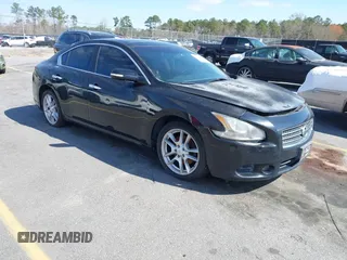 2010 Nissan Maxima 3.5 SV w/Premium Pkg with VIN 1N4AA5AP7AC864706, listed as a IAAI auction lot 41790785 with 199,205 mi miles. Bid and sale history available at carsss.com. Image 1.