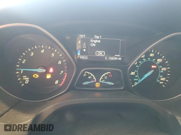 2013 Ford Focus Titanium with VIN 1FADP3J29DL193550, listed as a Copart auction lot 48848985 with 159,294 mi miles and Salvage Title. Bid and sale history available at carsss.com. Image 9.