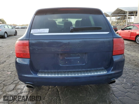 2005 Porsche Cayenne with VIN WP1AA29P45LA25081, listed as a Copart auction lot 78465204 with 0 mi miles and Salvage Title. Bid and sale history available at carsss.com. Image 6.