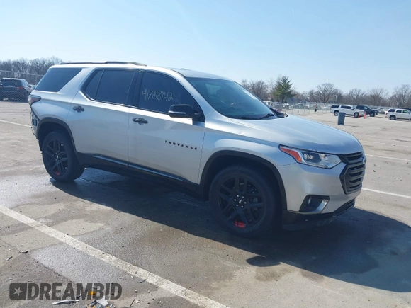 2018 Chevrolet Traverse Premier with VIN 1GNERKKW1JJ137976, listed as a IAAI auction lot 41728142 with 119,515 mi miles. Bid and sale history available at carsss.com. Image 1.