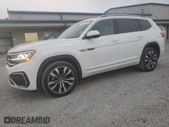 2021 Volkswagen Atlas SEL Premium R-Line с VIN 1V2FR2CA0MC561253, выставлен на аукционе Copart как лот 51237035 с пробегом 52 229 миль миль и Списание • Salvage title. История ставок и продаж доступна на DreamBid. Изображение 1.
