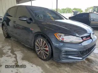 2019 Volkswagen Golf GTI S with VIN 3VW6T7AU7KM022697, listed as a Copart auction lot 60340073 with 47,259 mi miles. Bid and sale history available at carsss.com. Image 4.