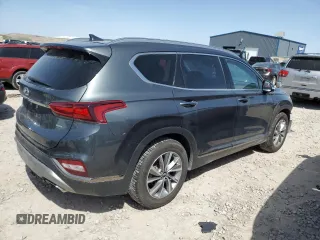 2020 Hyundai Santa Fe Limited with VIN 5NMS5CADXLH208078, listed as a Copart auction lot 52400485 with 60,683 mi miles and Salvage Title. Bid and sale history available at DreamBid. Image 3.