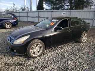 2012 Infiniti G25 x with VIN JN1DV6AR2CM860968, listed as a Copart auction lot 81557454 with 165,239 mi miles and Salvage Title. Bid and sale history available at DreamBid. Image 1.