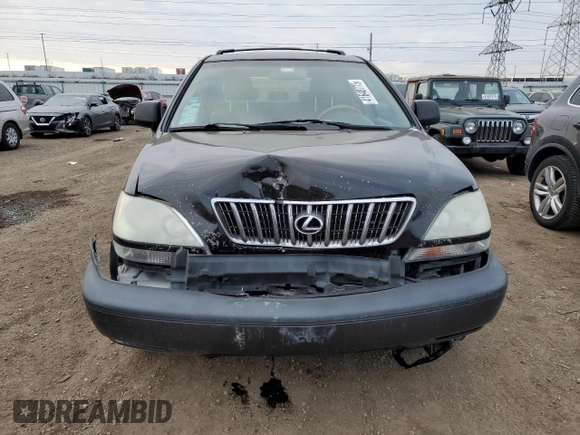 2001 Lexus RX 300 with VIN JTJHF10U610203659, listed as a Copart auction lot 41648775 with 194,629 mi miles and Salvage Title. Bid and sale history available at carsss.com. Image 5.