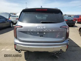 2023 Kia Telluride EX X-Line with VIN 5XYP3DGC0PG339164, listed as a Copart auction lot 50011535 with 40,154 mi miles and Salvage title. Bid and sale history available at DreamBid. Image 6.