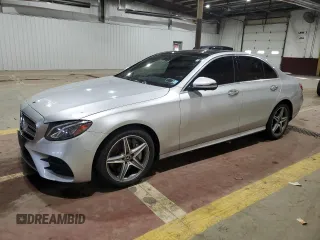 2019 Mercedes-Benz E 300 with VIN WDDZF4KB7KA516547, listed as a Copart auction lot 44466195 with 83,813 mi miles and Salvage Title. Bid and sale history available at DreamBid. Image 1.