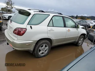 2000 Lexus RX 300 with VIN JT6HF10U6Y0132967, listed as a Copart auction lot 82452084 with 206,616 mi miles and Salvage Title. Bid and sale history available at carsss.com. Image 3.