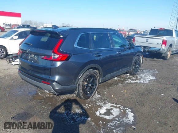 2024 Honda CR-V Sport with VIN 7FARS5H55RE031391, listed as a IAAI auction lot 41662628 with 16,140 mi miles and . Bid and sale history available at DreamBid. Image 4.