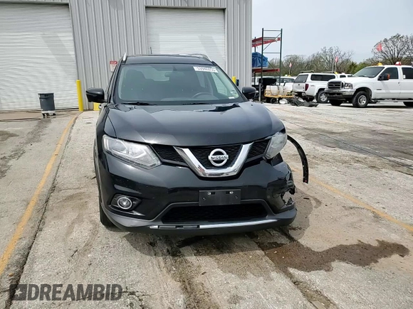 2016 Nissan Rogue S with VIN 5N1AT2MV7GC816401, listed as a Copart auction lot 53946055 with 154,160 mi miles and Salvage Title. Bid and sale history available at DreamBid. Image 14.