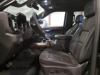 2024 Chevrolet Silverado 1500 High Country with VIN 1GCUDJEL1RZ168530, listed as a Copart auction lot 47523285 with 12,263 mi miles and Salvage Title. Bid and sale history available at DreamBid. Image 7.