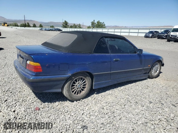 1998 BMW 3 Series 323i with VIN WBABJ8339WEM22707, listed as a Copart auction lot 55623685 with 130,704 mi miles and Salvage title. Bid and sale history available at DreamBid. Image 3.