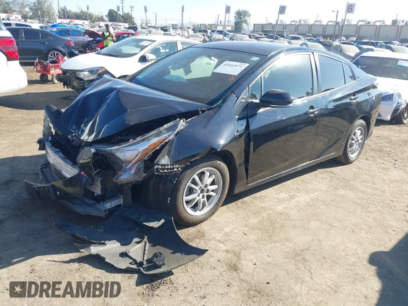 2016 Toyota Prius Two with VIN JTDKBRFU1G3515941, listed as a IAAI auction lot 41053971 with 110,585 mi miles. Bid and sale history available at carsss.com. Image 2.