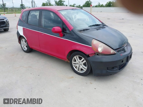 2007 Honda Fit Sport z VIN JHMGD38617S012202, wystawiony jako IAAI lot #42440286 z przebiegiem 134 695 mil mil oraz . Historia ofert i sprzedaży dostępna na DreamBid. Obrazek 1.