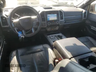 2018 Ford Expedition Max XLT with VIN 1FMJK1HT5JEA02197, listed as a Copart auction lot 45679215 with 116,573 mi miles and Salvage title. Bid and sale history available at DreamBid. Image 8.