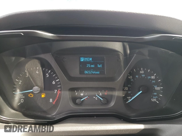 2016 Ford Transit Cargo with VIN 1FTYE1ZM9GKB03092, listed as a Copart auction lot 60448765 with 65,244 mi miles and Clean title. Bid and sale history available at DreamBid. Image 9.