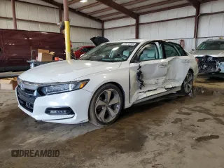 2018 Honda Accord Touring with VIN 1HGCV2F97JA021828, listed as a Copart auction lot 60618345 with 86,780 mi miles and Salvage title. Bid and sale history available at DreamBid. Image 1.