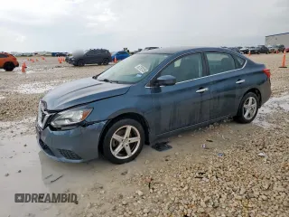 2017 Nissan Sentra SV with VIN 3N1AB7AP3HY296087, listed as a Copart auction lot 63793135 with 91,059 mi miles and Salvage title. Bid and sale history available at DreamBid. Image 1.