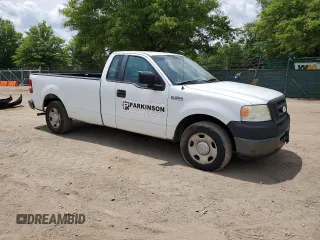 2007 Ford F-150 XL with VIN 1FTRF122X7NA00997, listed as a Copart auction lot 59664585 with 295,172 mi miles and Salvage title. Bid and sale history available at DreamBid. Image 4.