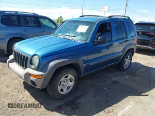 2003 Jeep Liberty Sport with VIN 1J4GL48K03W569834, listed as a IAAI auction lot 42061973 with 278,475 mi miles. Bid and sale history available at carsss.com. Image 2.