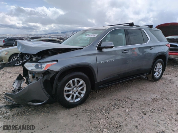 2018 Chevrolet Traverse LT Cloth with VIN 1GNEVGKWXJJ134986, listed as a Copart auction lot 49014745 with 86,961 mi miles and Salvage Title. Bid and sale history available at carsss.com. Image 1.