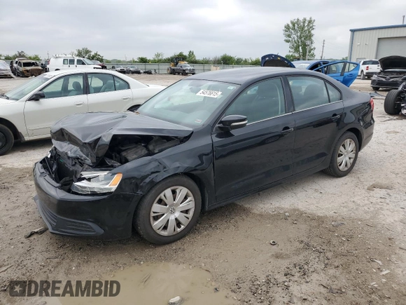 2012 Volkswagen Jetta SE с VIN 3VWDP7AJ9CM365854, выставлен на аукционе Copart как лот 54576615 с пробегом 106 660 миль миль и Чистый • Clean title. История ставок и продаж доступна на DreamBid. Изображение 1.