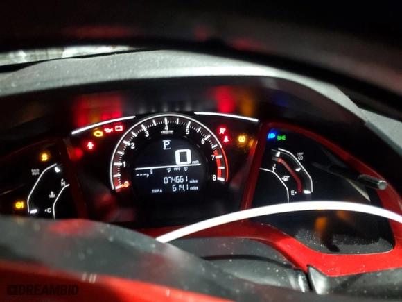 2018 Honda Civic Sedan LX with VIN 2HGFC2F55JH510083, listed as a Copart auction lot 44563025 with 74,661 mi miles and Salvage Title. Bid and sale history available at carsss.com. Image 9.